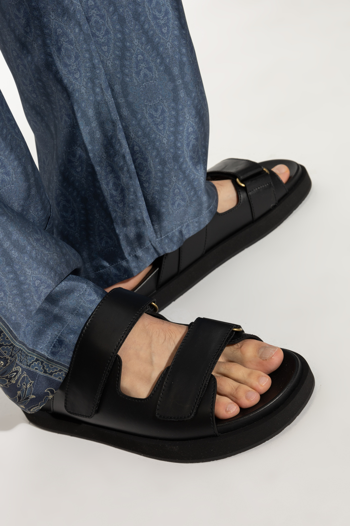 Etro Leather sandals | Men's Shoes | Vitkac